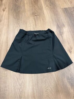 Habitual Black Mini Skort with Drawcord Waist